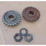 MOTOROVÉ PRIMÁRNÍ KOLO - 22 ZUBŮ - JAWA 250/ 353,559,590,592 + PÉRÁK (2KS)